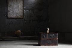 Petit tiroir japonais ancien des années 1860 à 1900 / rangement de rangement Tansu Wabisabi