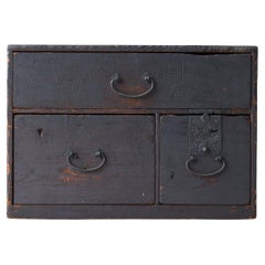 Japanese Antique Small Drawer 1860s-1900s / Storage Tansu Wabisabi