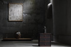 Japanese Antique Small Drawer 1860s-1900s / Tansu Cabinet Wabi Sabi Storage