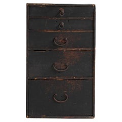 Japanese Antique Small Drawer 1860s-1920s Meiji period /  Tansu / Wabisabi /