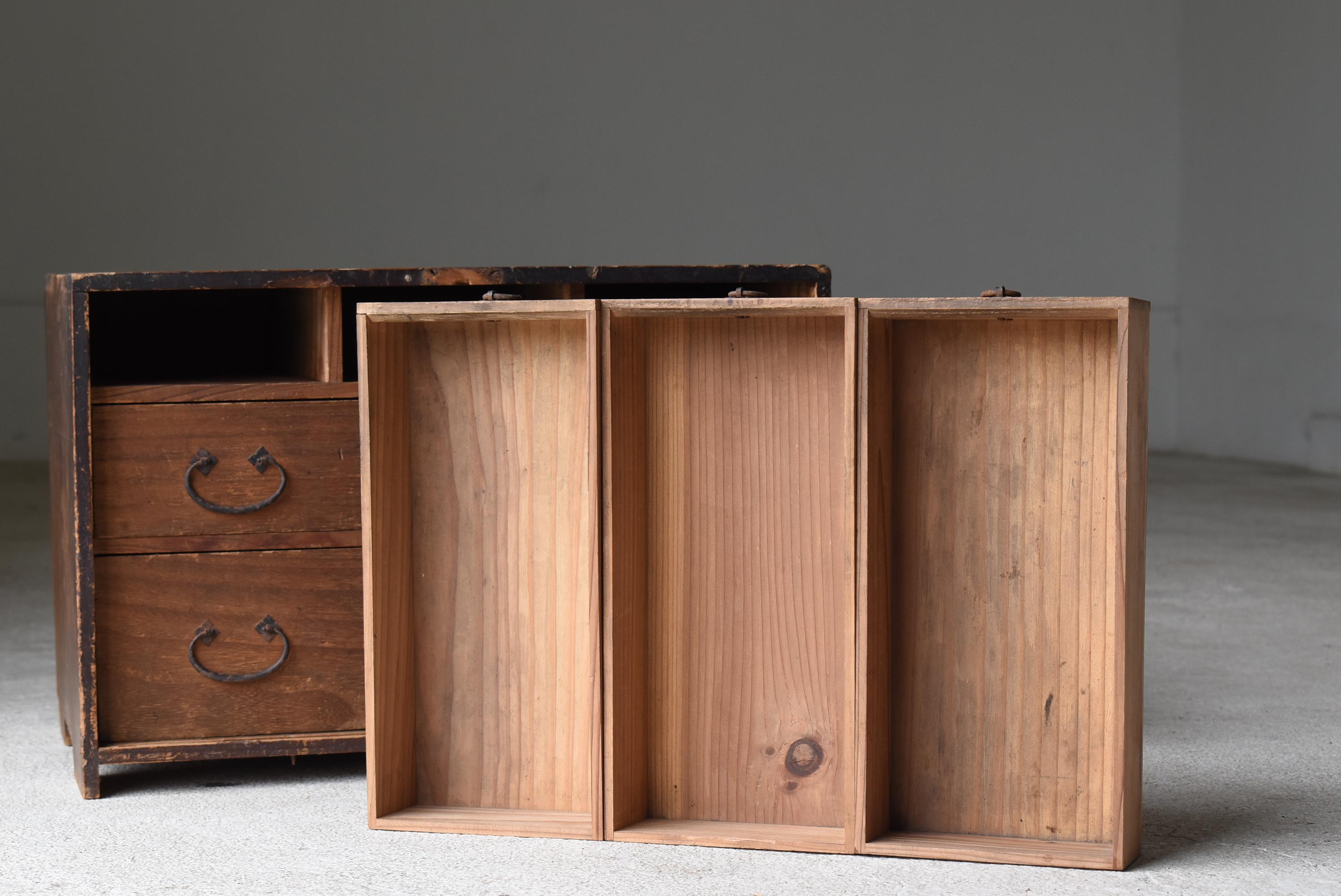 Japanese Antique Small Drawer 1860s-1920s / Tansu Storage Wabi Sabi 4