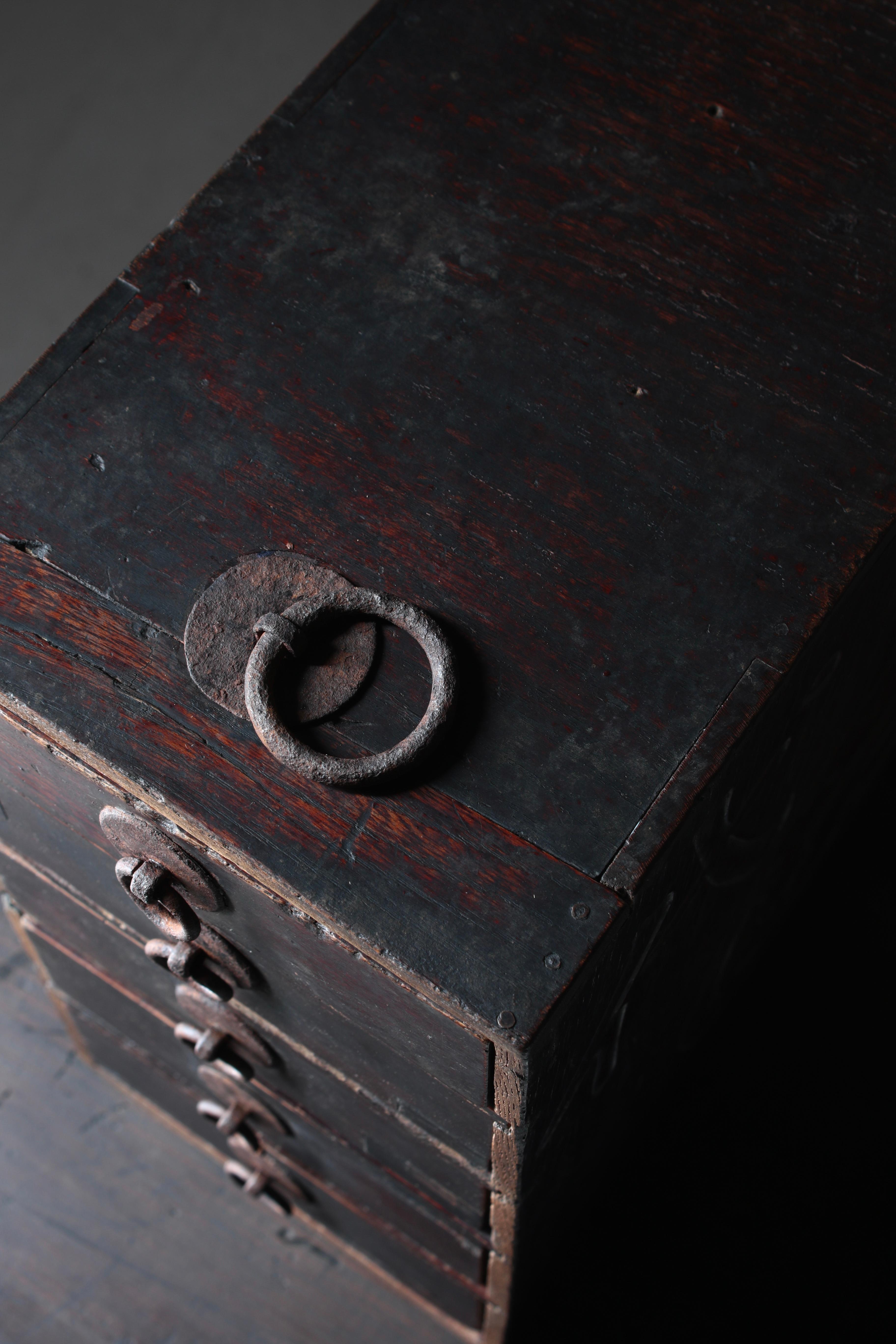 Japanese Antique Small Drawer /Storage Tansu / 1868-1912s / Wabi-Sabi Mingei 3
