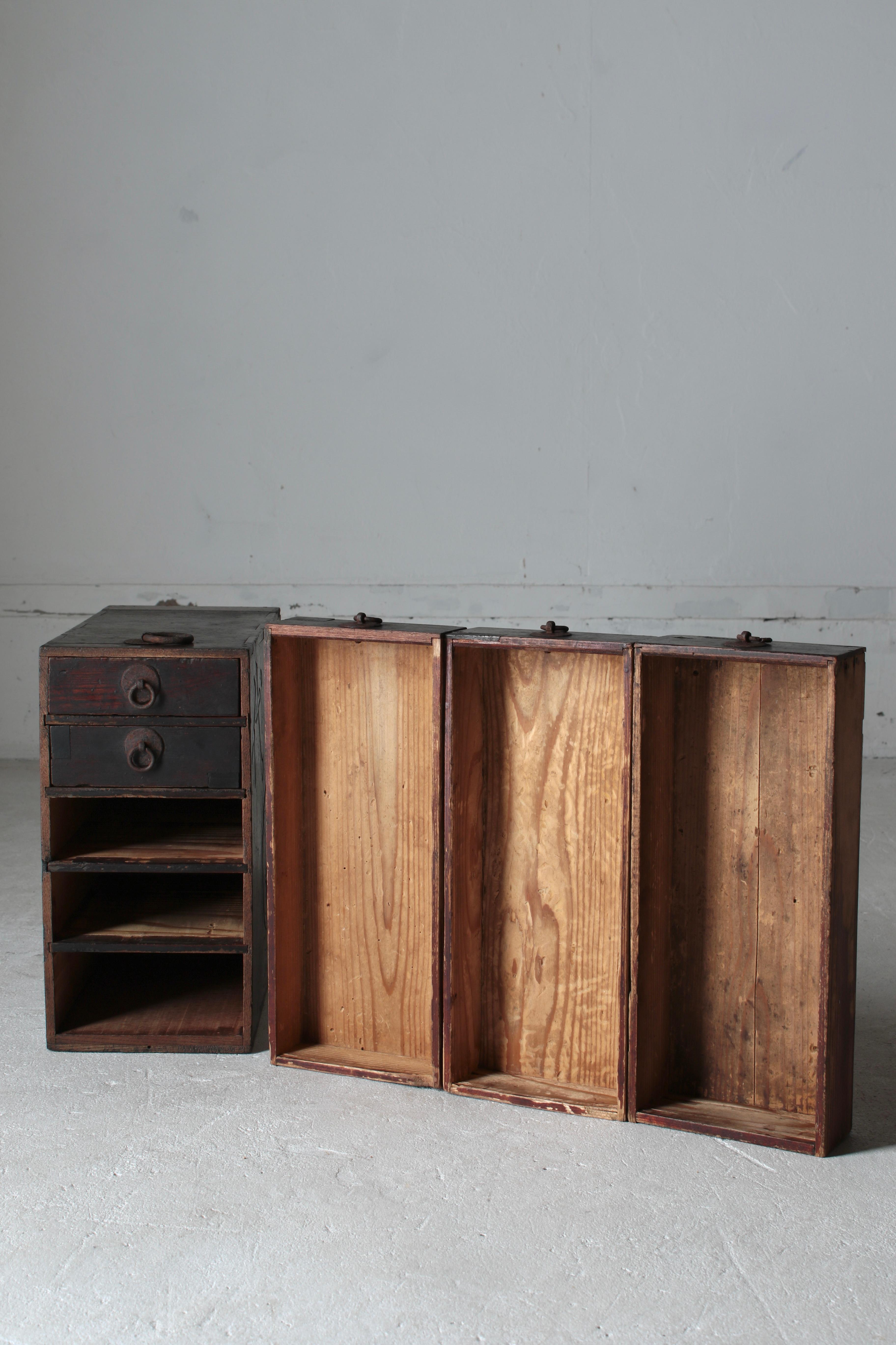 Japanese Antique Small Drawer /Storage Tansu / 1868-1912s / Wabi-Sabi Mingei 5