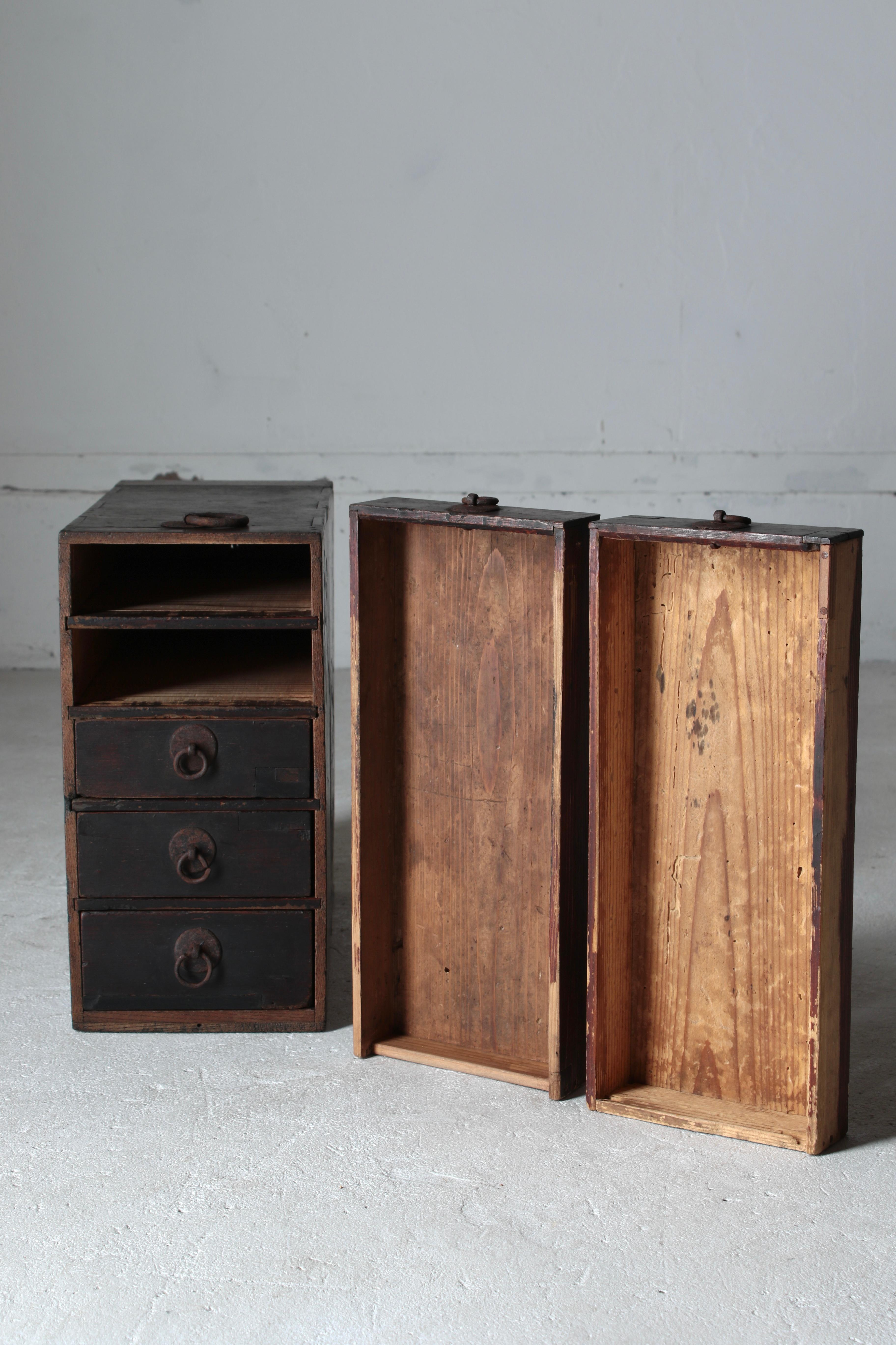 Japanese Antique Small Drawer /Storage Tansu / 1868-1912s / Wabi-Sabi Mingei 6