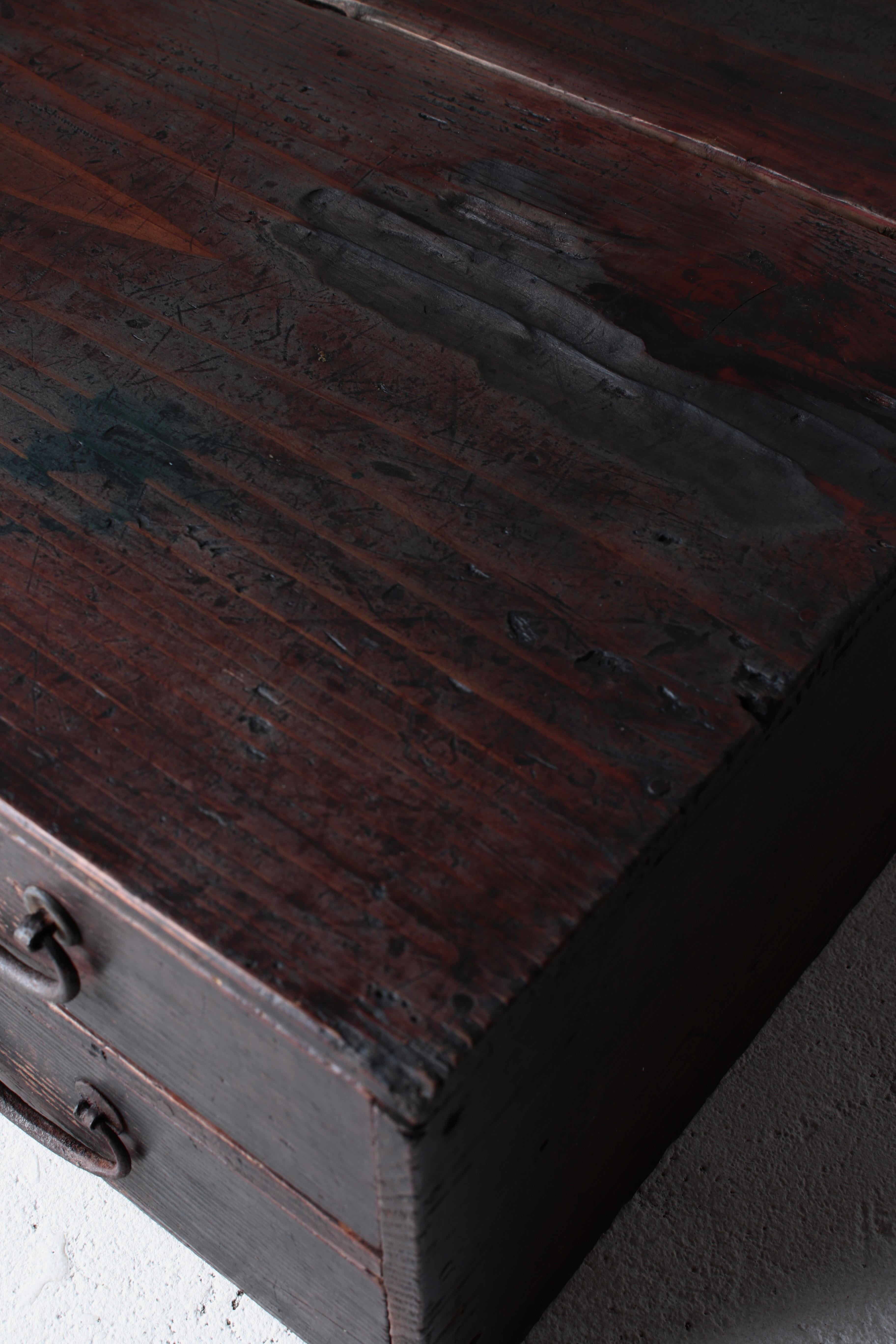 Japanese Antique Small Drawer /Storage Tansu / 1868-1912s / Wabi-Sabi Mingei 8