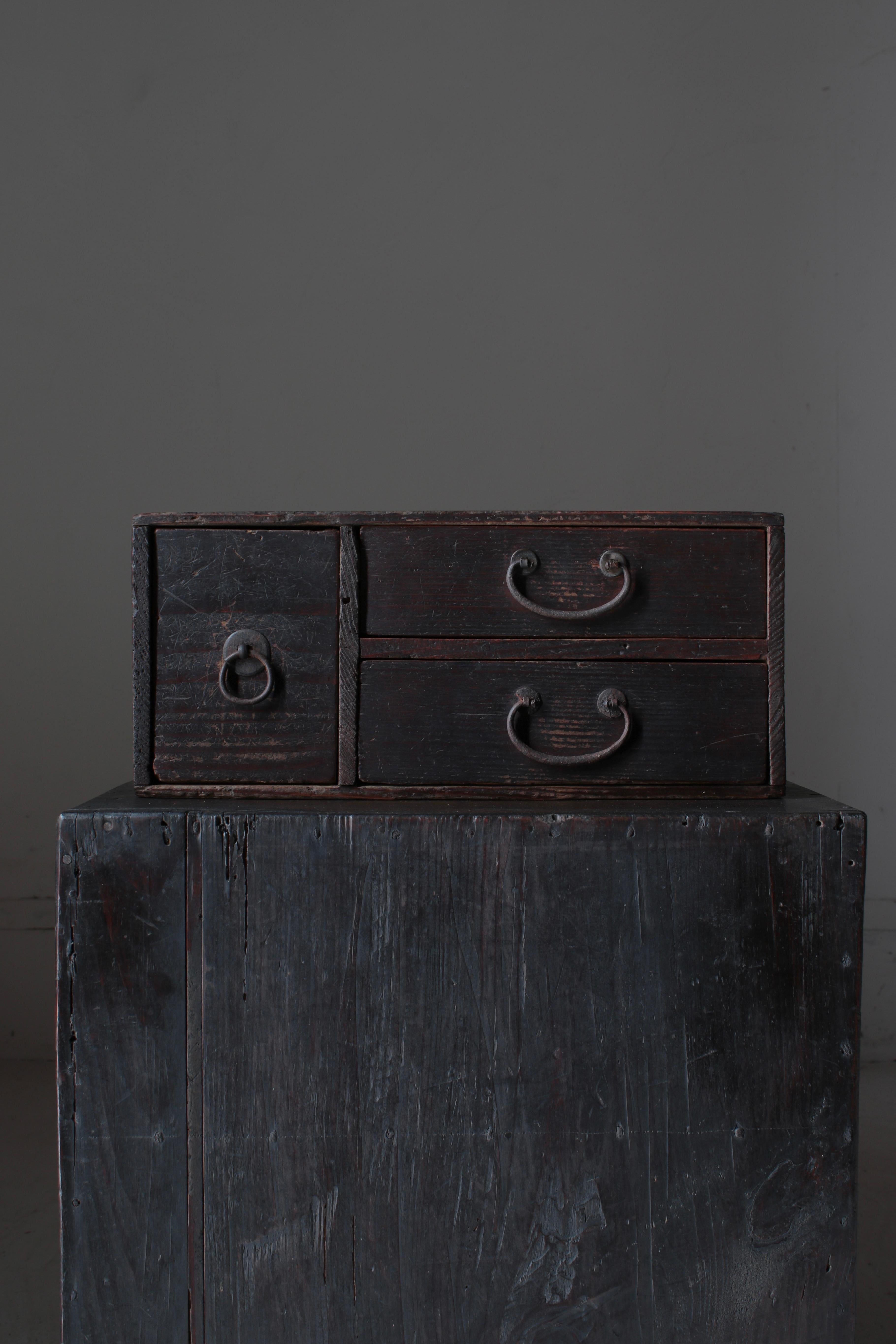Japanese Antique Small Drawer /Storage Tansu / 1868-1912s / Wabi-Sabi Mingei 10