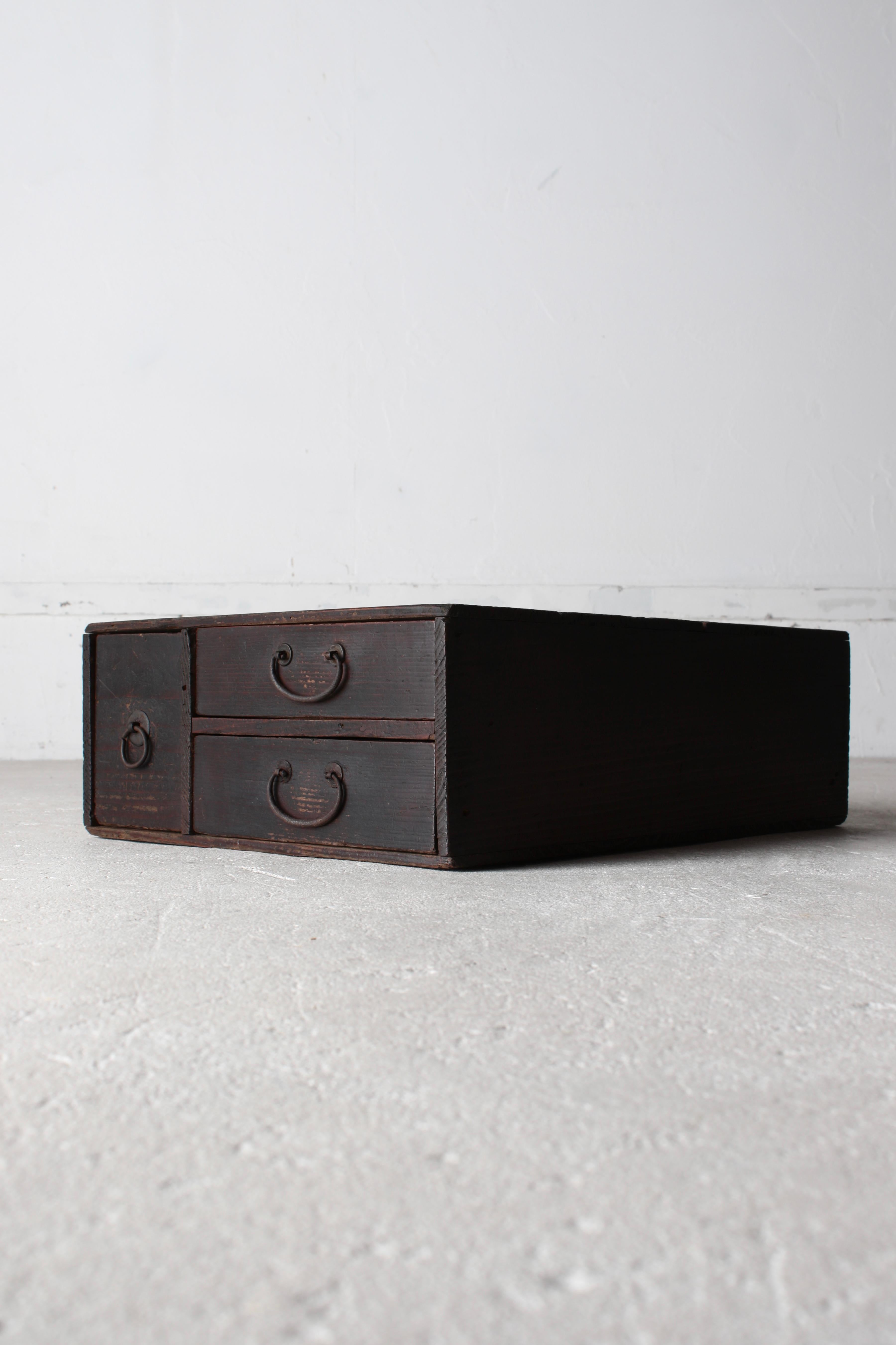 Japanese Antique Small Drawer /Storage Tansu / 1868-1912s / Wabi-Sabi Mingei 1