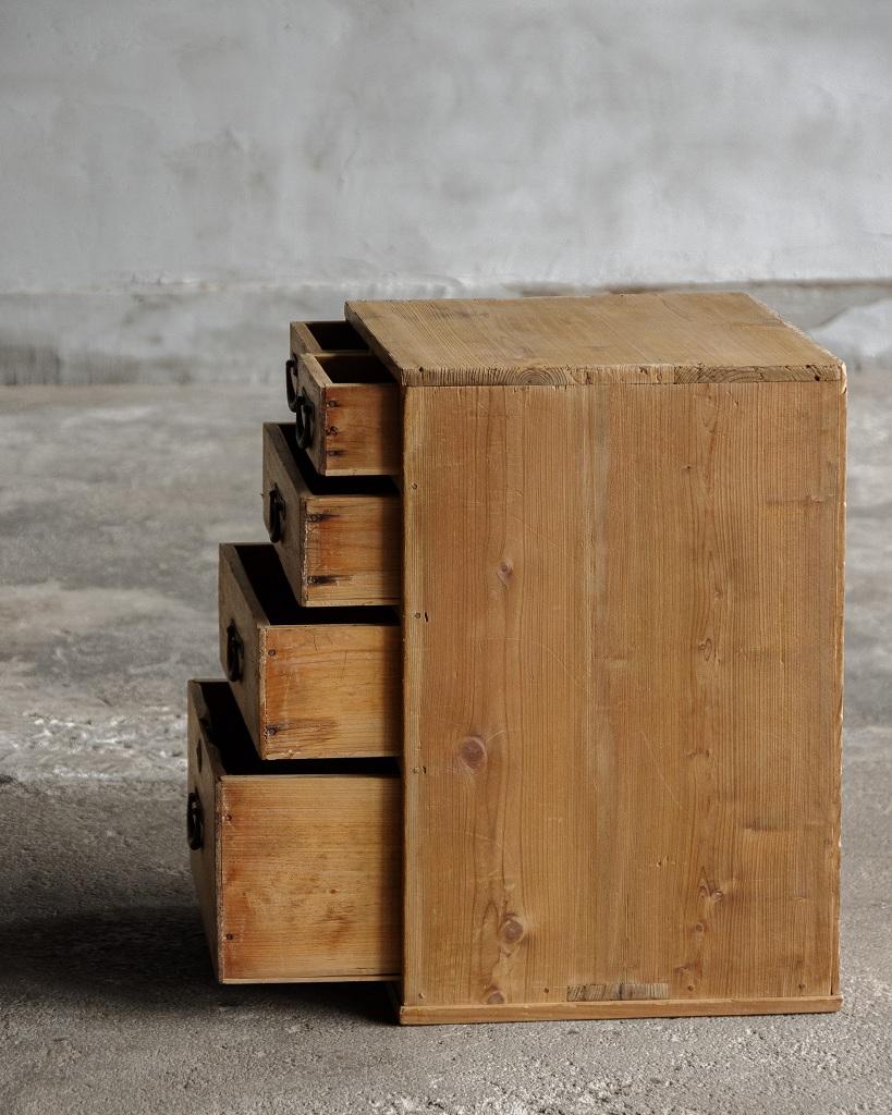 Japanese Antique Small Drawer, Taisho Era '1912-1926', Wabi Sabi 4