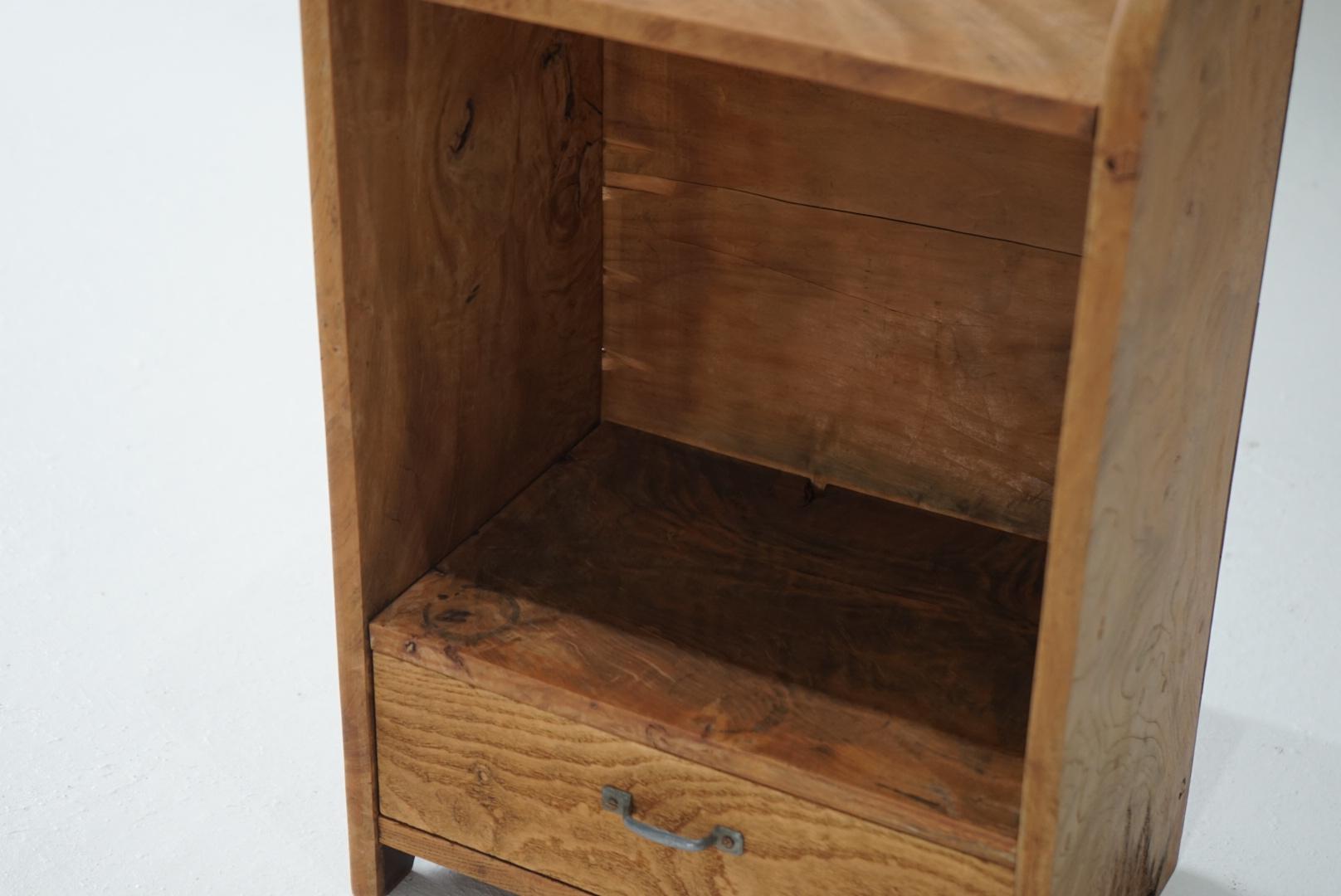 20th Century Japanese Antique Small shelf Display shelf Wabi-Sabi Japandi For Sale