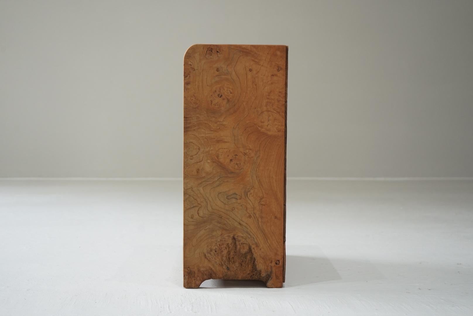 Japanese Antique Small shelf Display shelf Wabi-Sabi Japandi For Sale 3