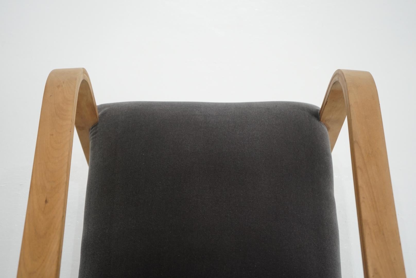 Legno Divano antico giapponese Poltrona 1950-1960 Primitive Japandi in vendita