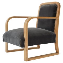Japanese Antique Sofa Armchair 1950s-1960s Primitive Japandi