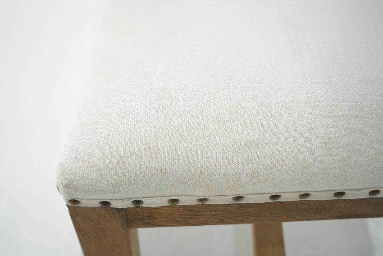 Japanese Antique Sofa Bench Oak Wood 1930s-1940s Primitive Japandi For Sale 2