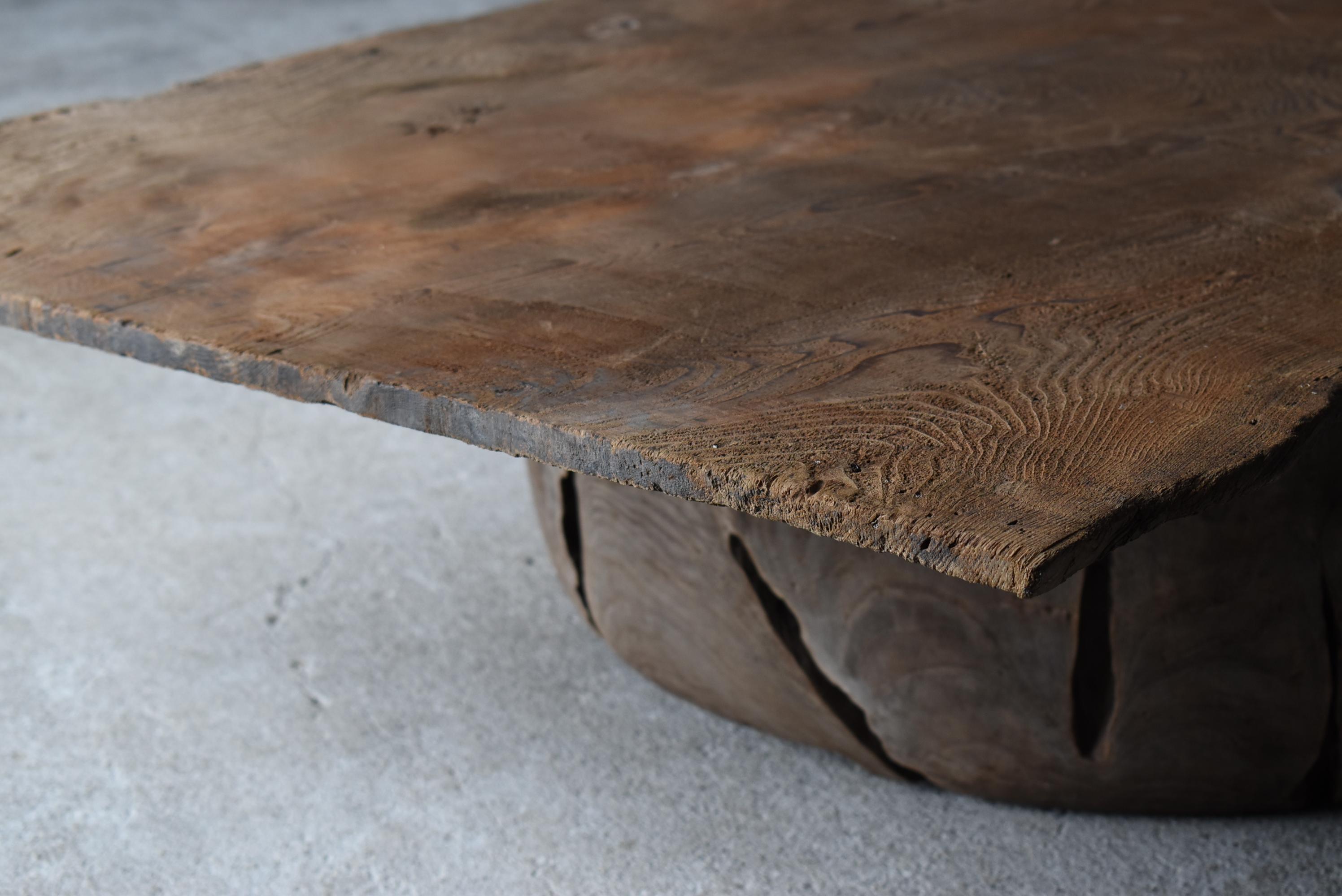 Wood Japanese Antique Sofa Table 1860s-1900s / Coffee Table Wabi Sabi Mingei