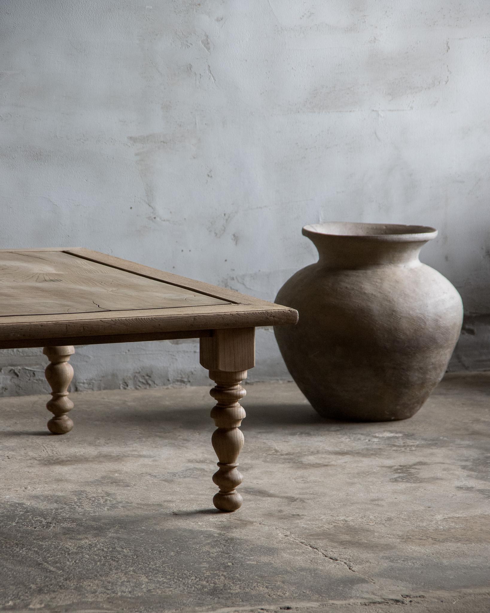 Mesa Baja Cuadrada Antigua Japonesa, Finales de la Era Meiji '1868-1912', Wabi Sabi en venta 4