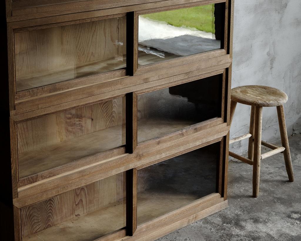 Japanese Antique Stackable Cabinet, Taisho Era'1912-1926', Wabi Sabi 13