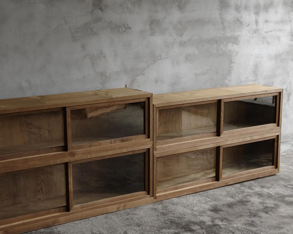 Japanese Antique Stackable Cabinet, Taisho Era'1912-1926', Wabi Sabi 15
