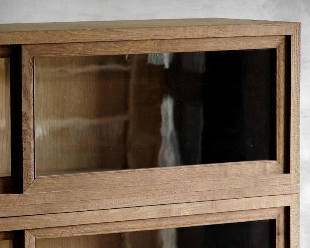 Japanese Antique Stackable Cabinet, Taisho Era'1912-1926', Wabi Sabi 4