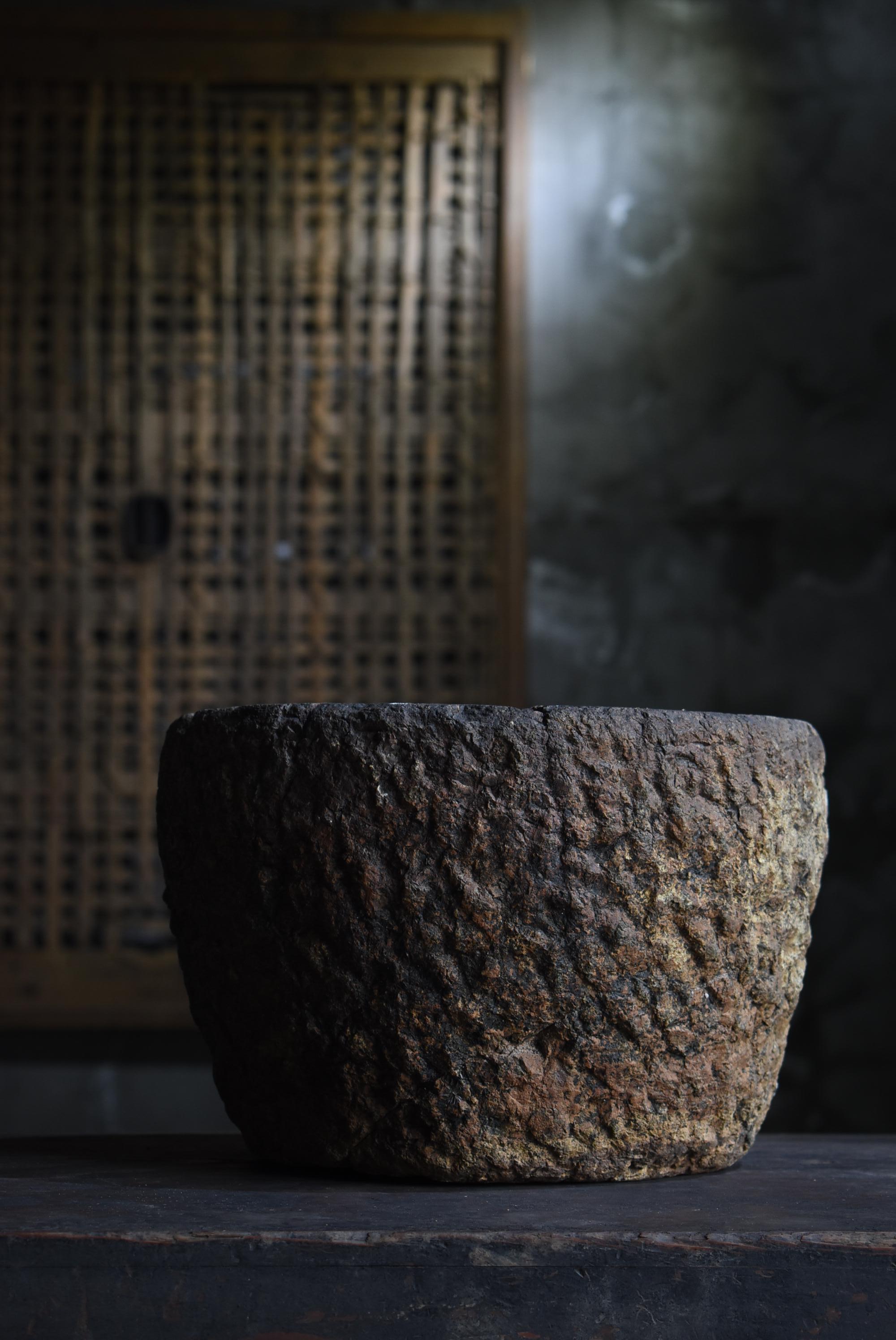 Meiji Japanese Antique Stone Bowl 