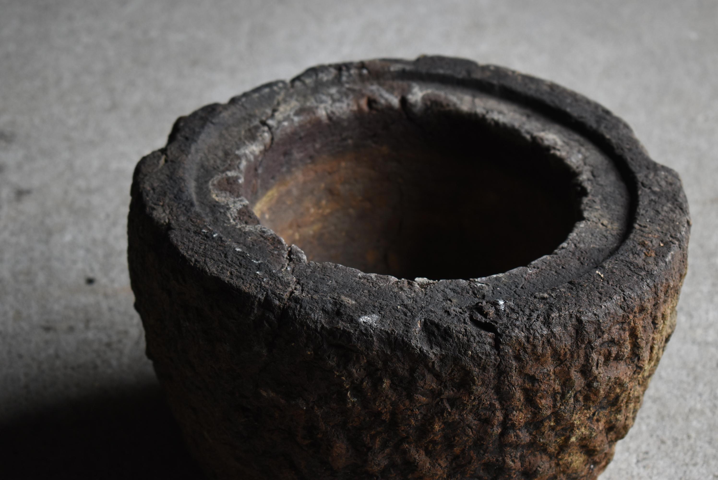 20th Century Japanese Antique Stone Bowl 