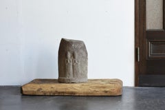 Japanese antique stone Buddha/1700s/Edo period/garden figurines/Kannon Bodhisatt