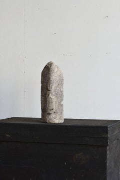 Japanese Antique Stone Buddha 1700s / Jizo Bodhisattva / Edo Period