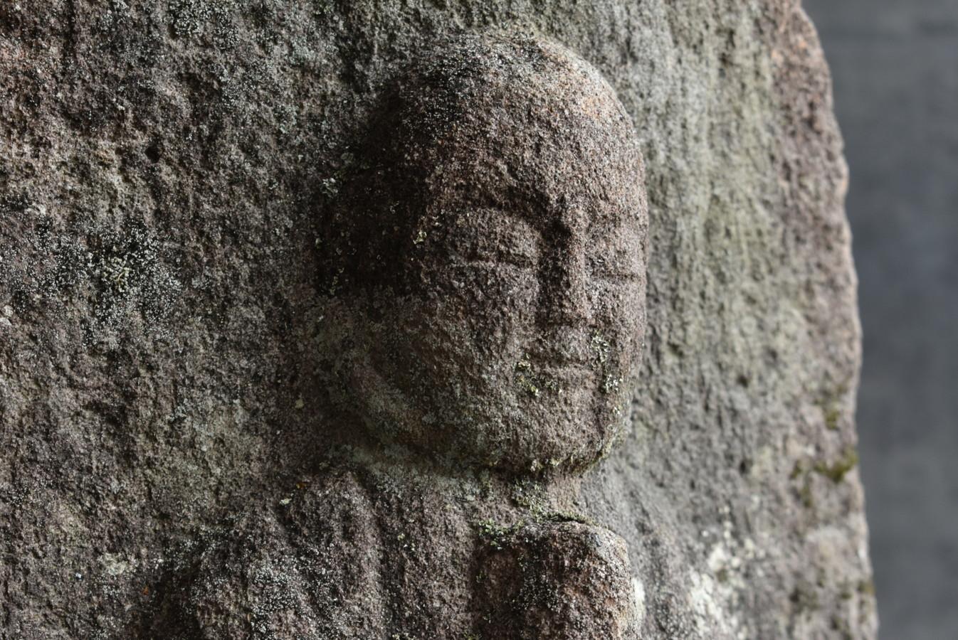 Japanese Antique Stone Buddha /Edo / 1750-1850 /Jizo Bodhisattva/Garden Figurine 6