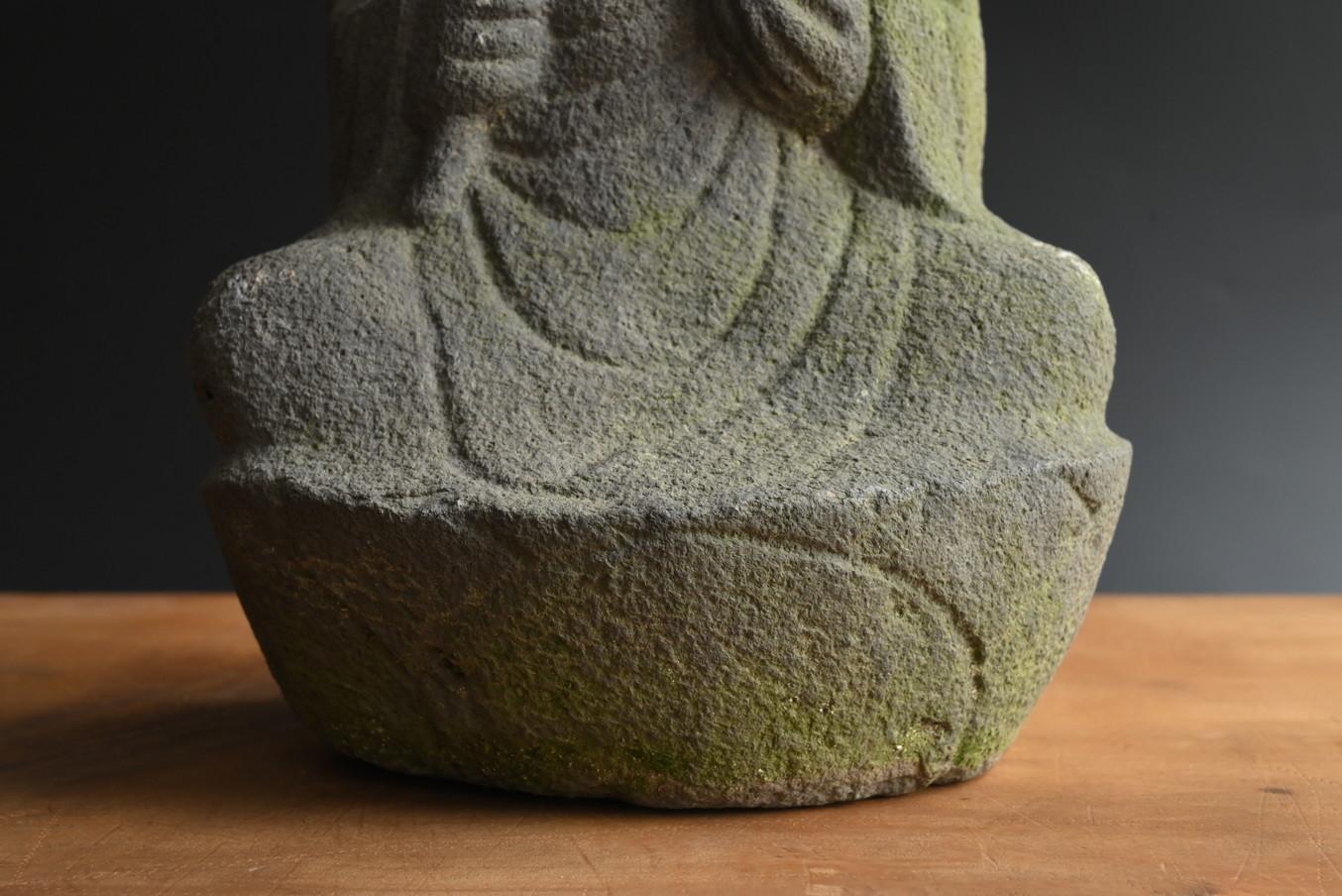 Japanese antique stone Buddha/Jizo Bodhisattva/Edo period/1750-1868 2