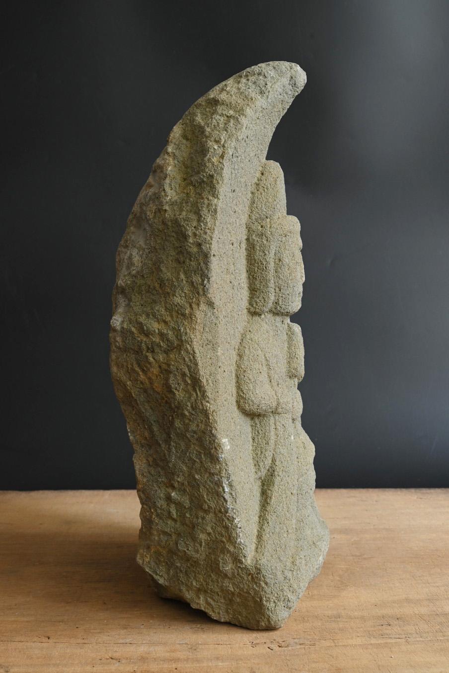 Japanese antique stone Buddha 
