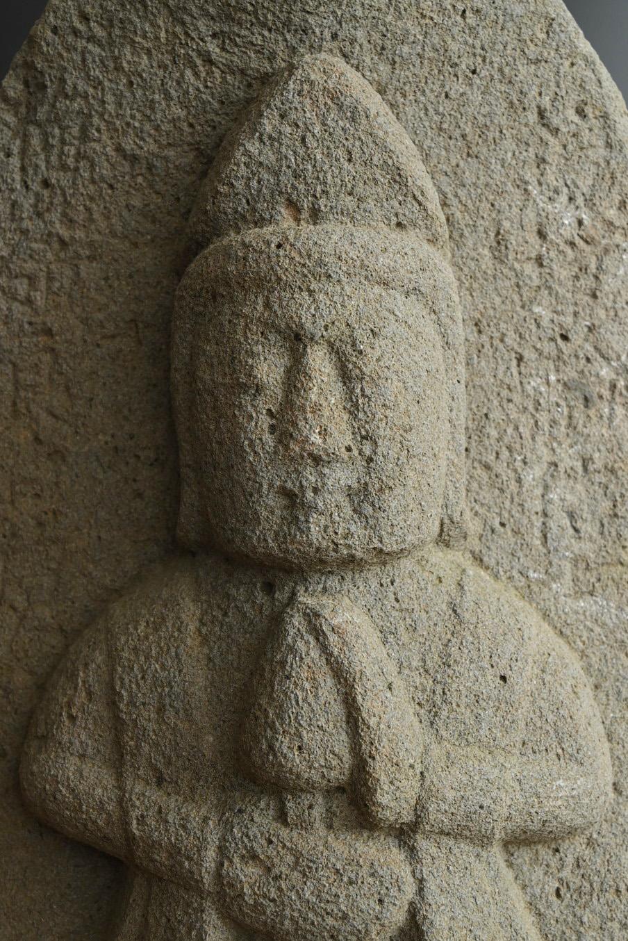 Japanese antique stone Buddha 
