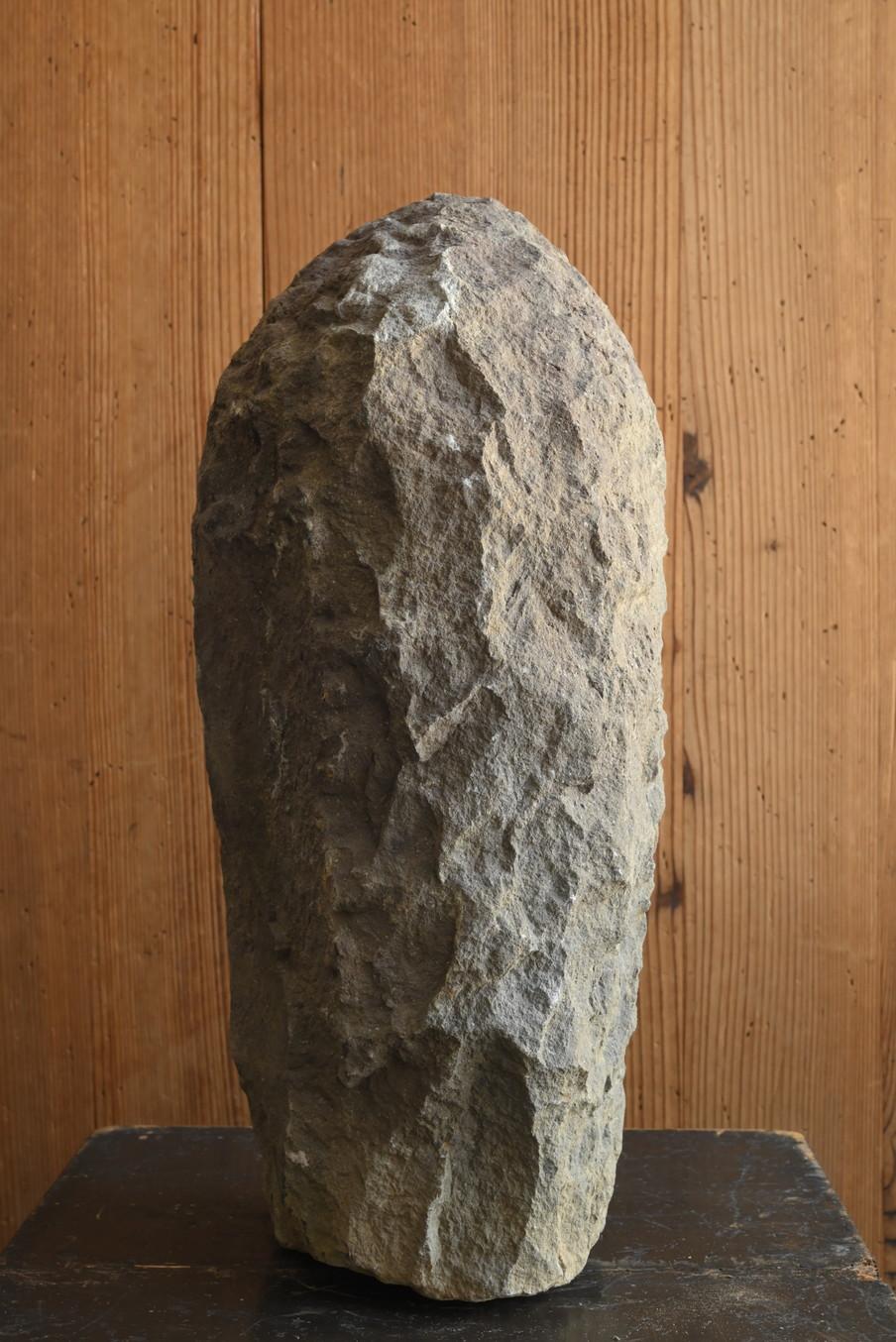Japanese antique stone Buddha / Kannon Bodhisattva / Made in 1732 6