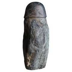 Japanese Antique Stone Carving Penis 1860s-1900s/Folk Crafts Mingei Art Object