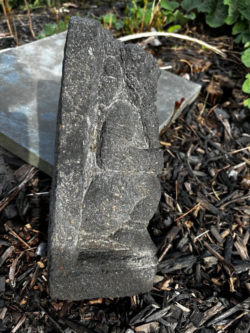 Japanese Antique Stone Fudo Myoo Buddha- Hard To Find 10