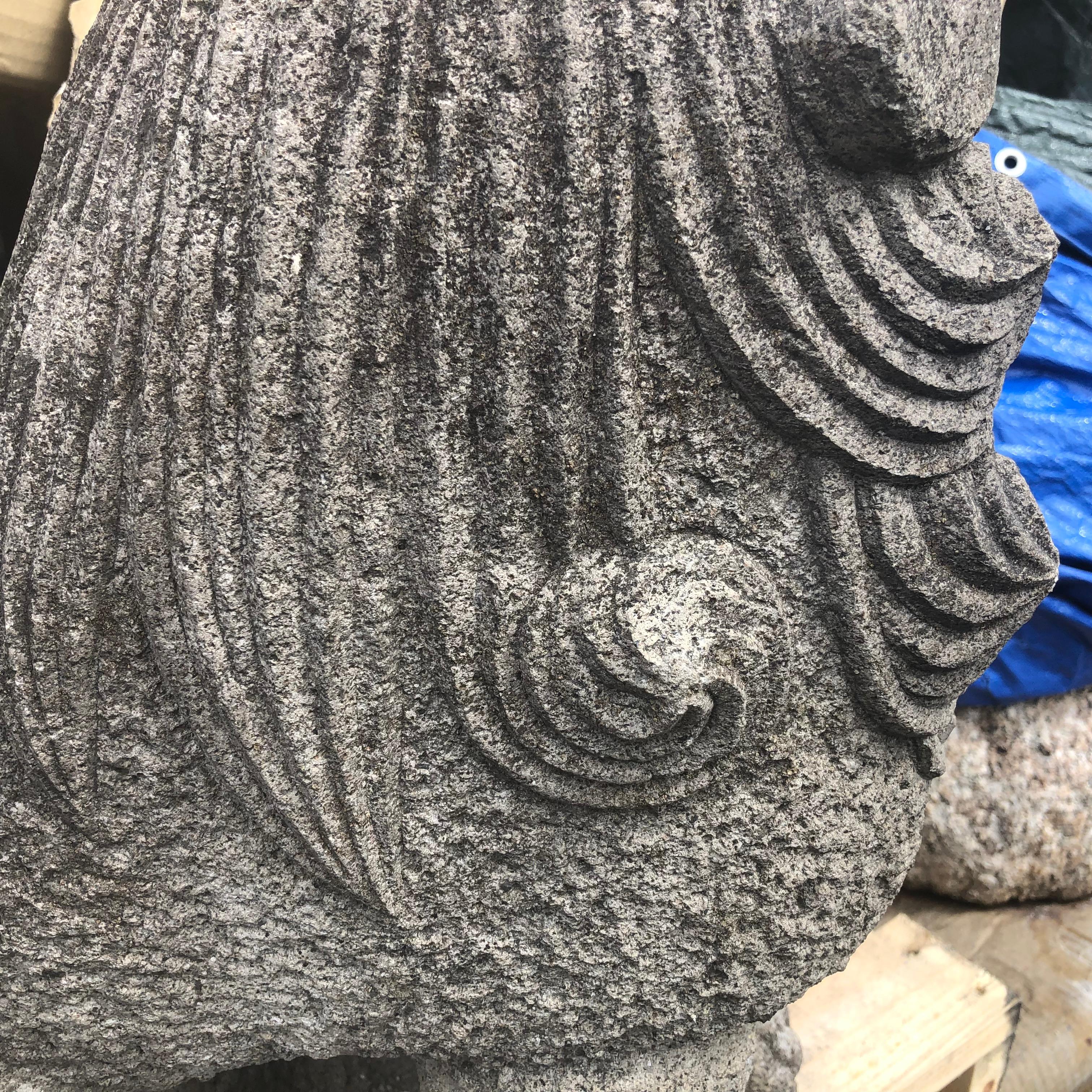 Japanese Antique Stone Guardians 