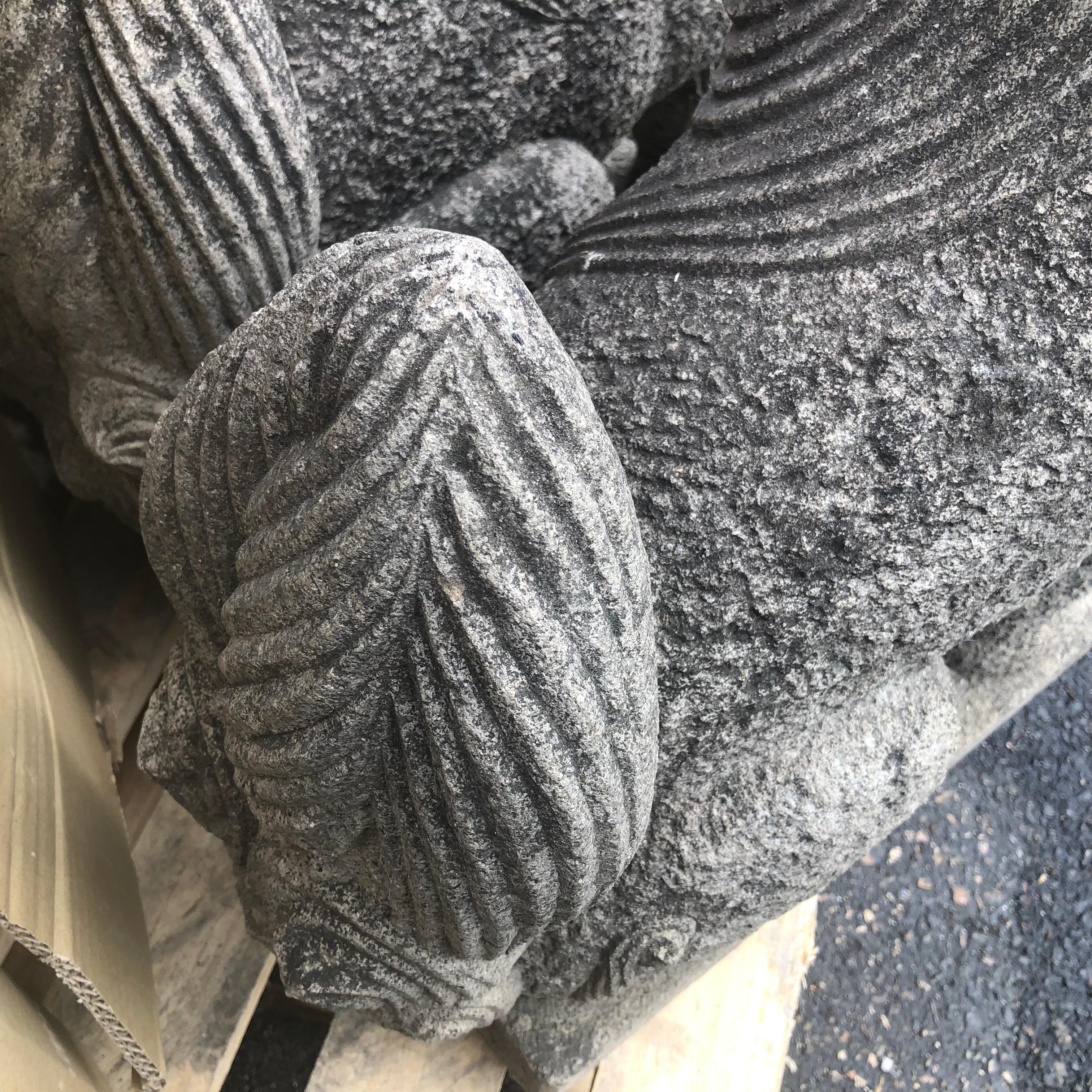 Japanese Antique Stone Guardians 