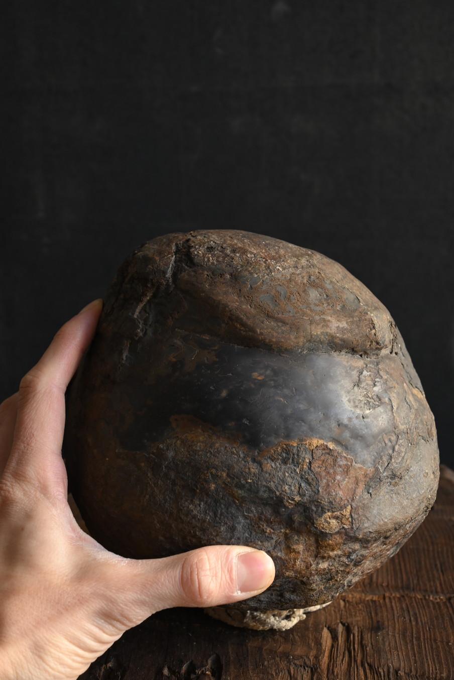 Adorno de piedra antigua japonesa 