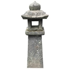 Japanese Antique Stone "Pathway Lantern", 100 Years Old