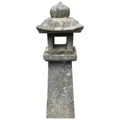 Japanese Antique Stone "Pathway Lantern", 19th Century