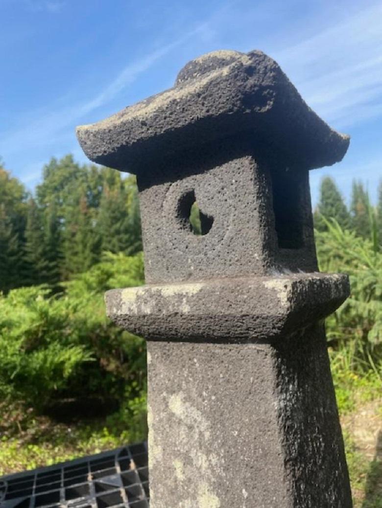 Japanese Antique Stone Lantern 6