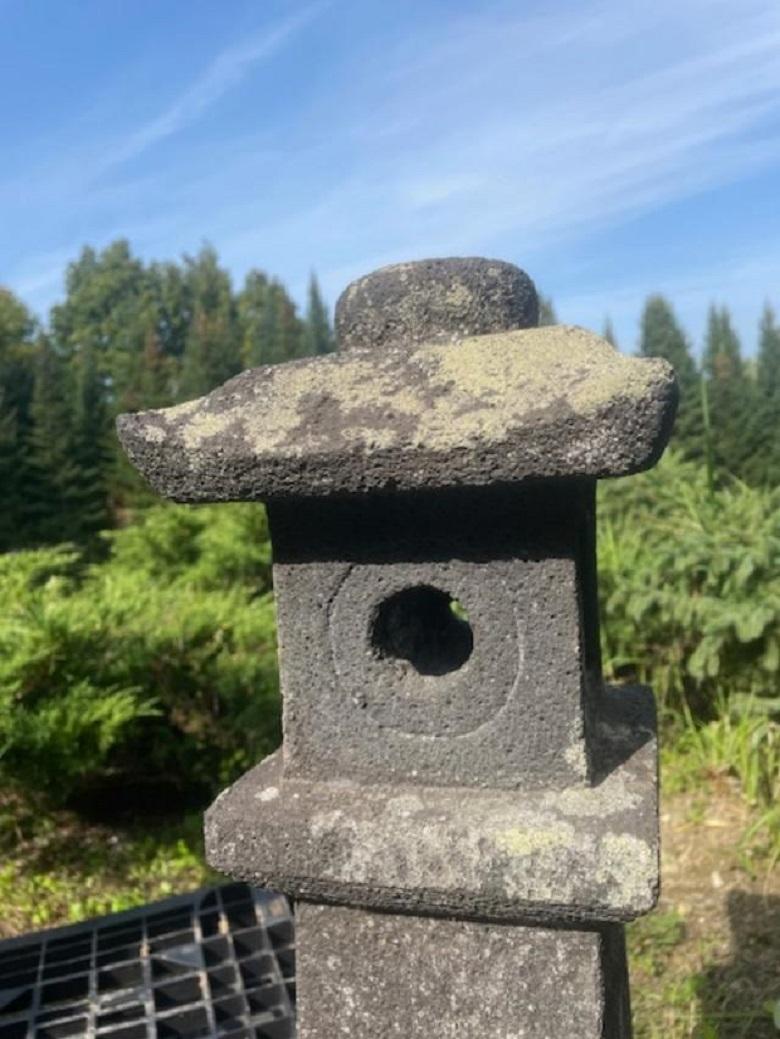 Japanese Antique Stone Lantern 3