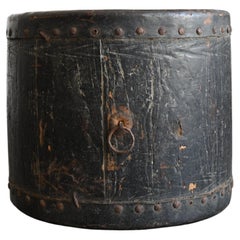 Sgabello antico giapponese / 1868-1925 / Sgabello a forma di tamburo
