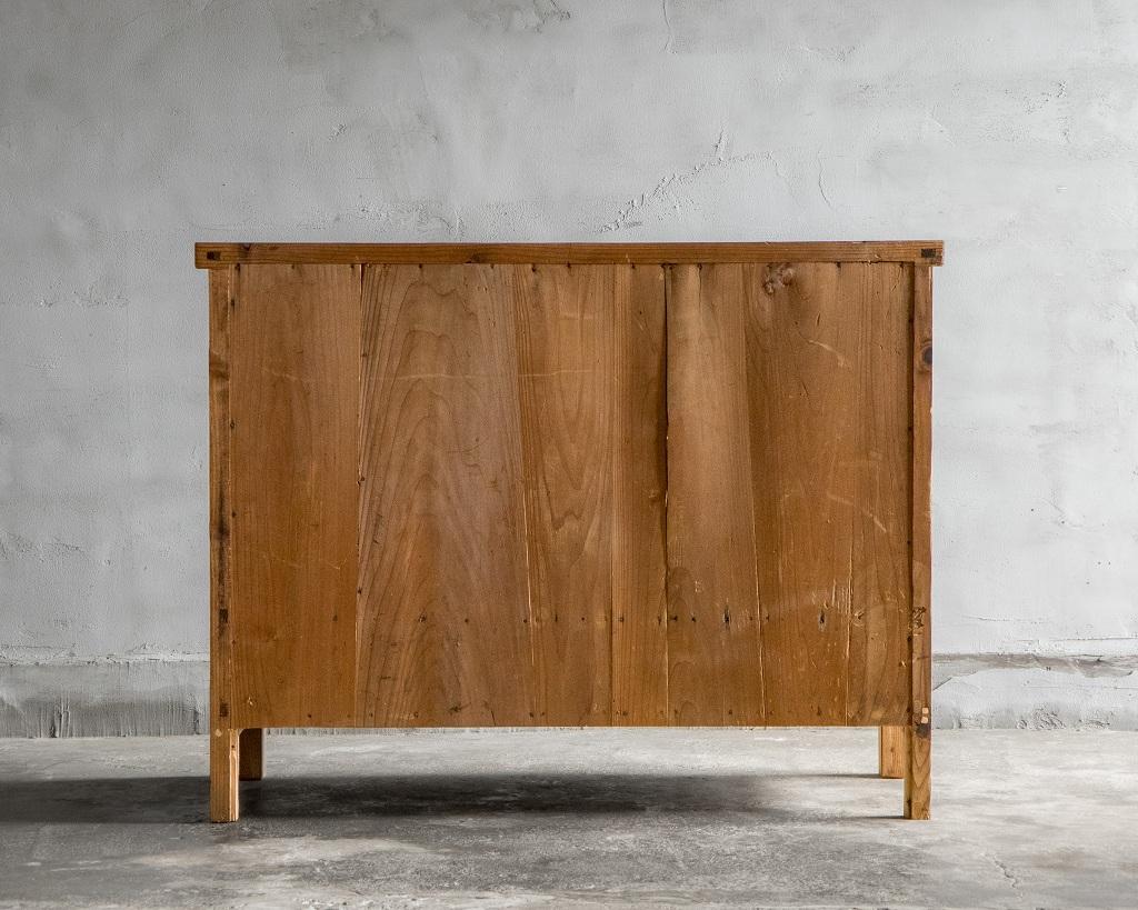 Wood Japanese Antique Storage Cabinet, Taisho Era'1912-1926', Wabi Sabi For Sale