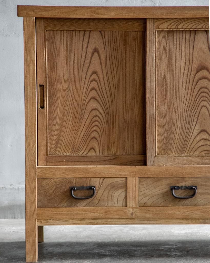 Japanese Antique Storage Cabinet, Taisho Era'1912-1926', Wabi Sabi For Sale 2