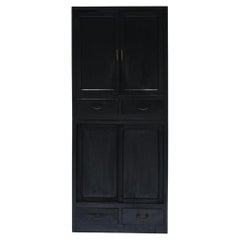 Japanese Antique Storage shelves Black Shelf Wabi-Sabi
