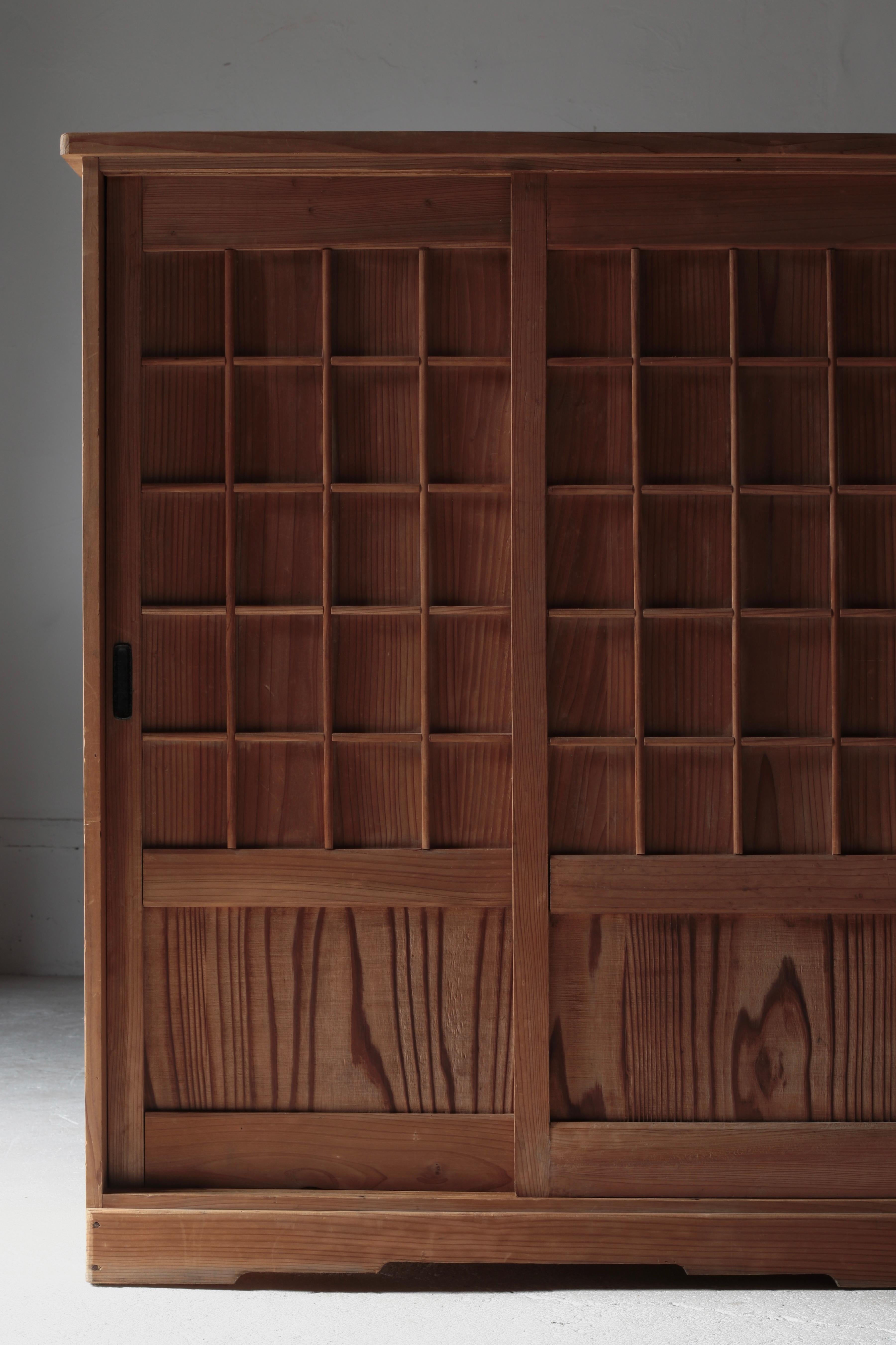 Japanese Antique Storage Shelves / Shoe Cabinet / 1900-1940s / Wabi-sabi For Sale 7