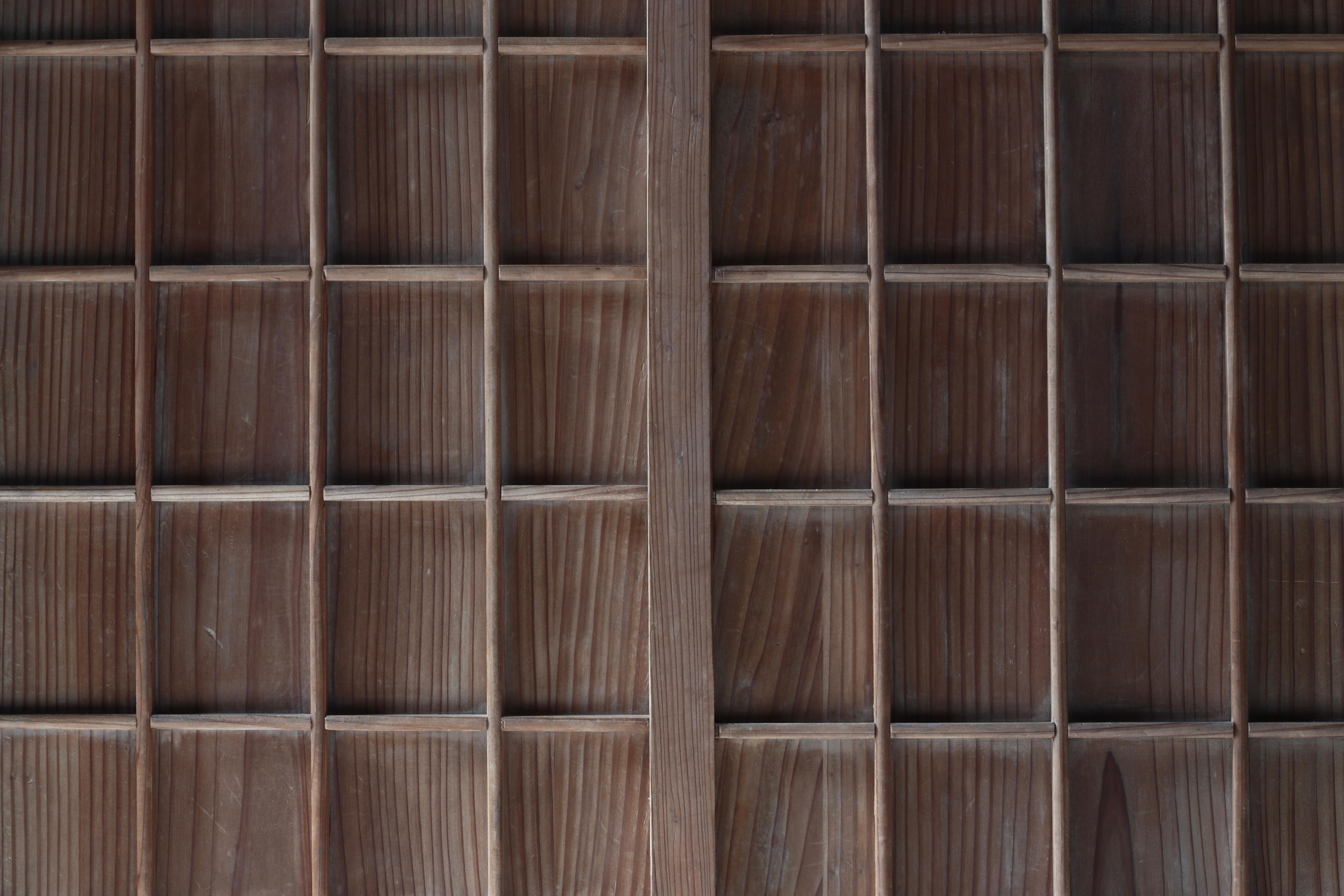 Japanese Antique Storage Shelves / Shoe Cabinet / 1900-1940s / Wabi-sabi For Sale 8