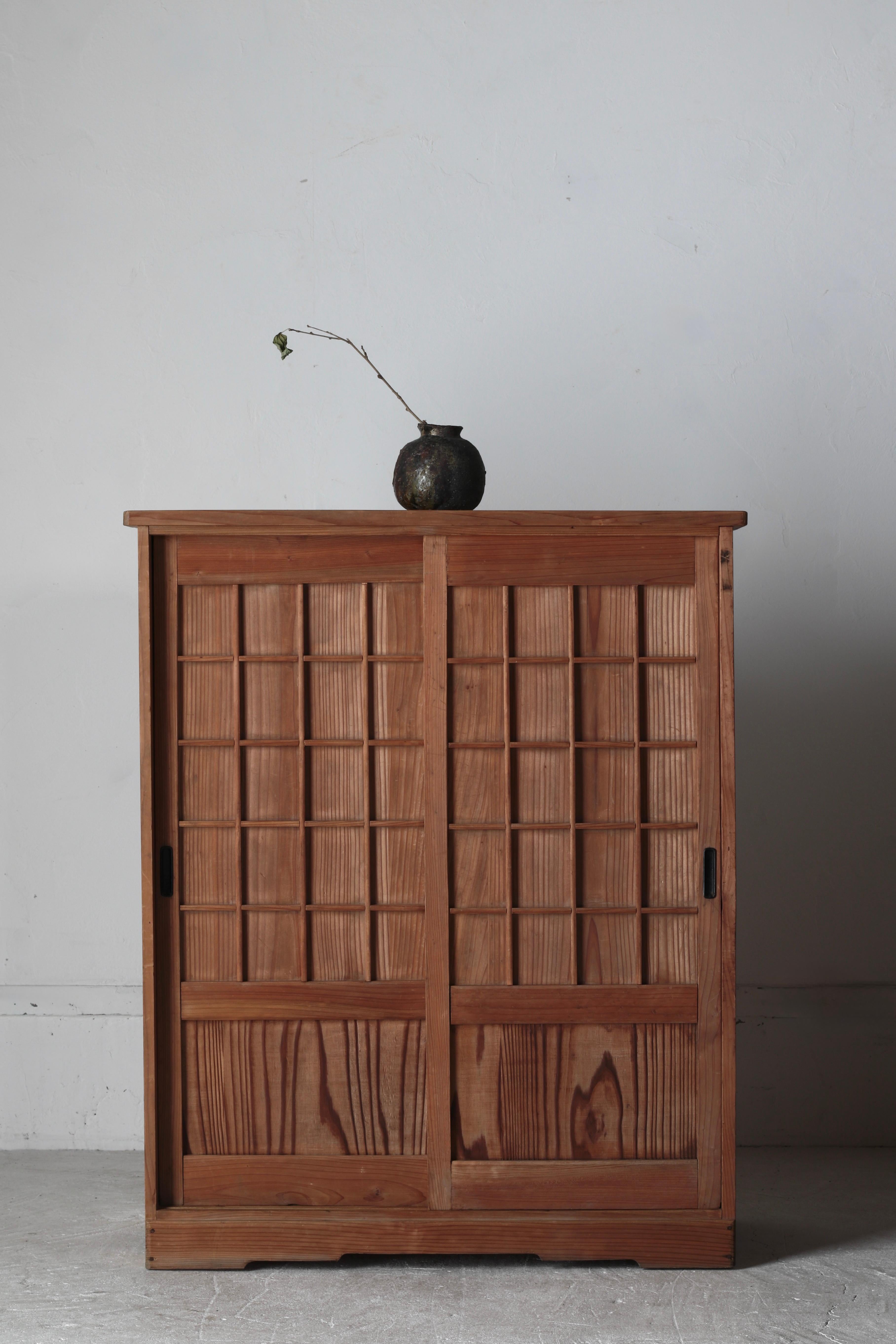 Japanese Antique Storage Shelves / Shoe Cabinet / 1900-1940s / Wabi-sabi For Sale 10