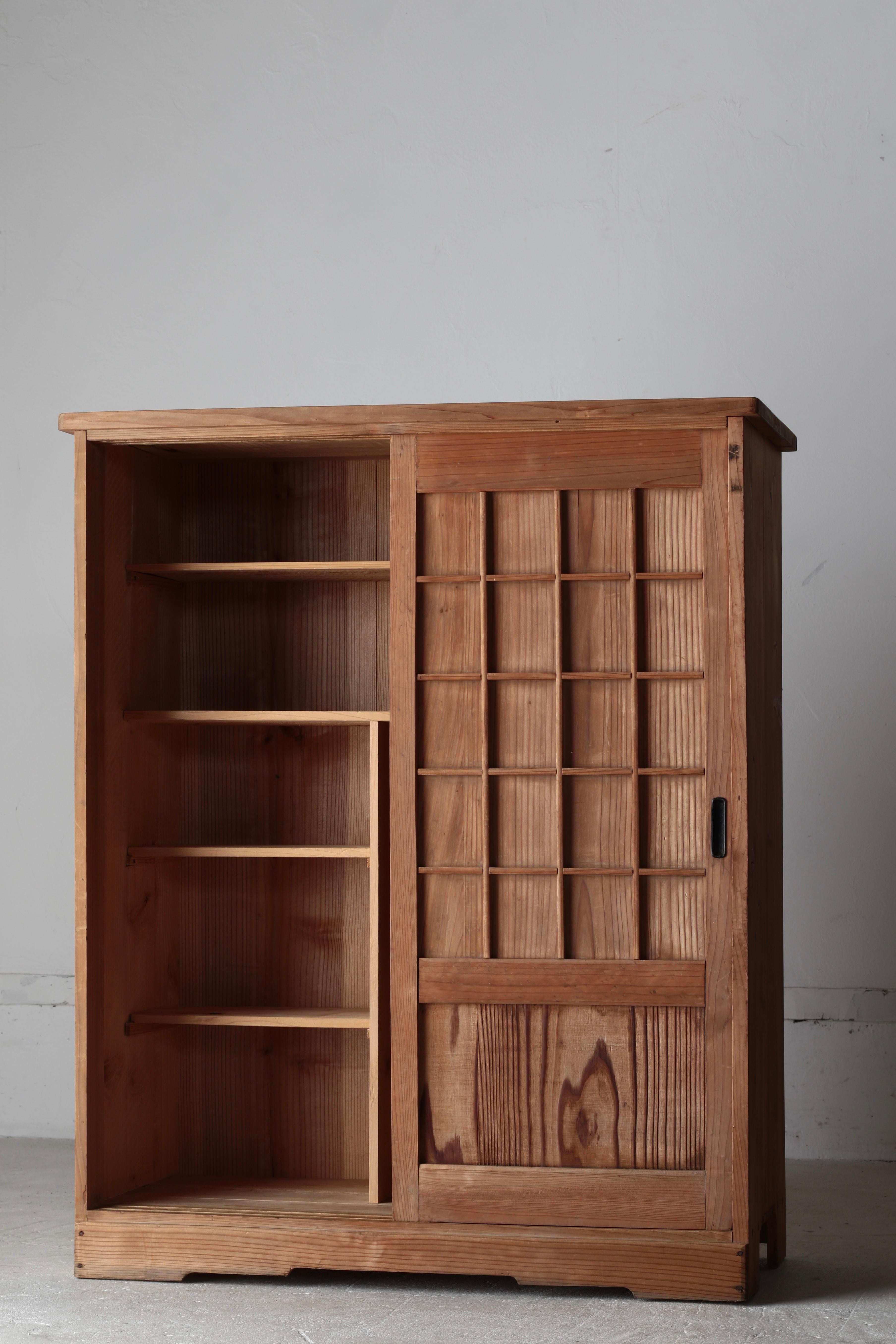 Showa Japanese Antique Storage Shelves / Shoe Cabinet / 1900-1940s / Wabi-sabi For Sale