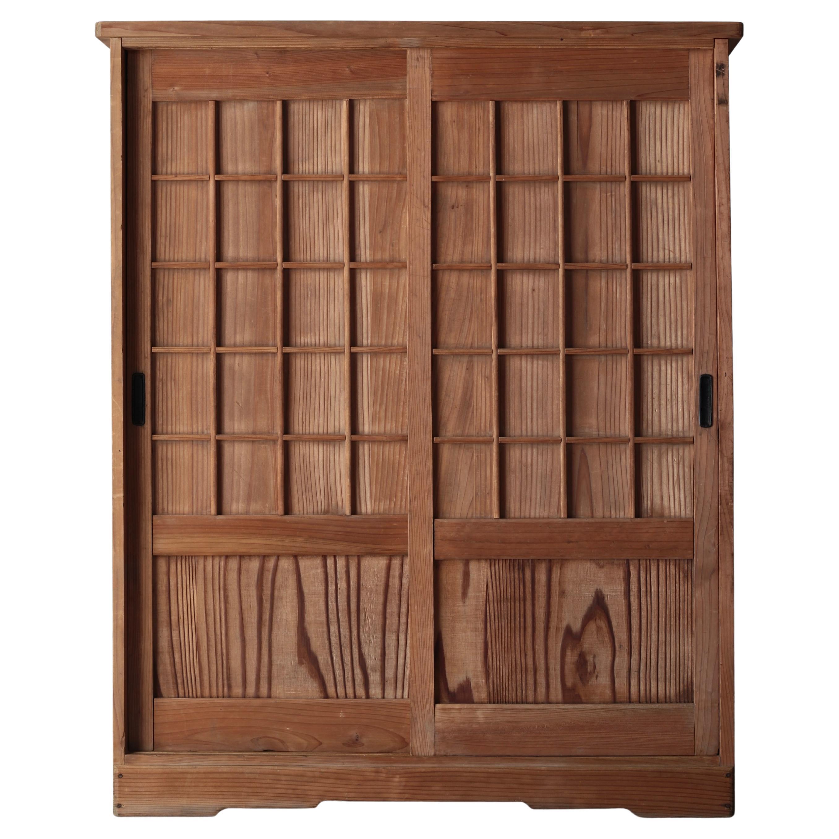 Japanese Antique Storage Shelves / Shoe Cabinet / 1900-1940s / Wabi-sabi For Sale