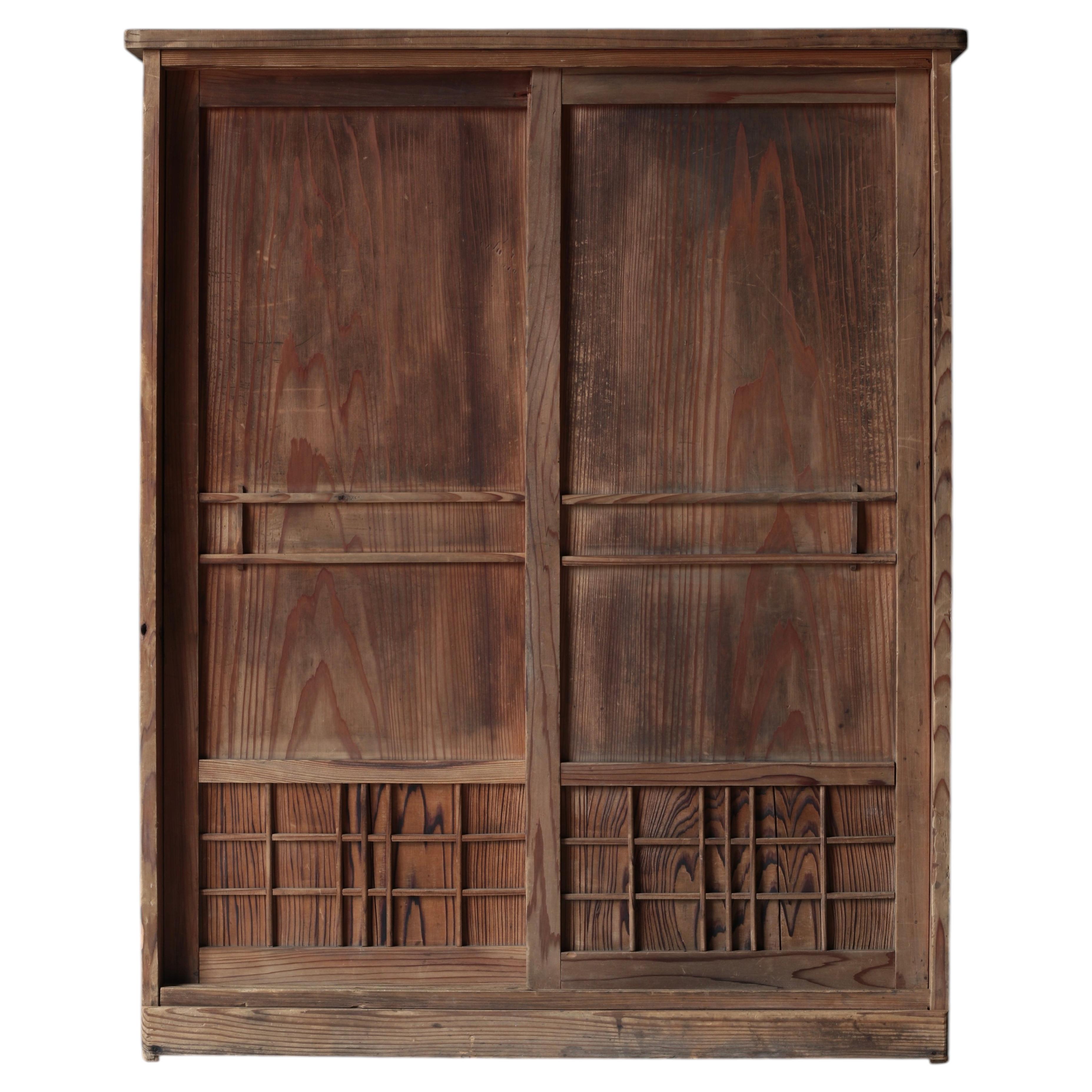 Japanese Antique Storage Shelves / Shoe Cabinet / 1900-1940s / Wabi-sabi